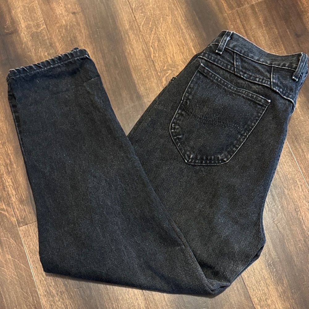 Lee Vintage Dark Denim Straight Leg High-Rise Denim Jeans